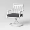 2pc Fairmont Metal Rocking Outdoor Patio Dining Chairs Swivel Chairs Charcoal - Threshold™ -Whalen Furniture GUEST 4a632cdb f176 4b9a a26a 597bf534a94f