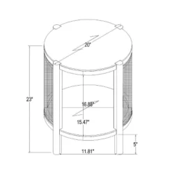 Portola Hills Woven Accent Table - Threshold™ Designed With Studio McGee -Whalen Furniture GUEST 4adf35f8 0ed1 4393 b30c c5682441d8d8