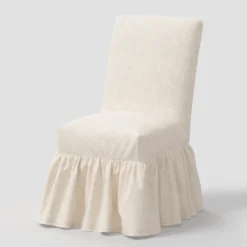 Ruffled Slipcover Dining Chair - Threshold™ Designed With Studio McGee -Whalen Furniture GUEST 4bcc6bc3 9968 4bd9 ab1d 7a2d5b5ef5f0