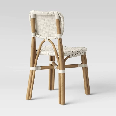 Canton Rattan And Woven Dining Chair White - Threshold™ 5 Canton Rattan And Woven Dining Chair White - Threshold™ - Image 3