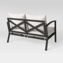 Ryegate Weathered Teak Patio Loveseat - Threshold™ -Whalen Furniture GUEST 4e5769e4 de8a 4319 966a e74f0172a705