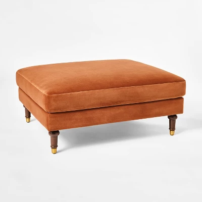 Mercer Cocktail Ottoman Rust - Threshold™ Designed With Studio McGee 3 Mercer Cocktail Ottoman Rust - Threshold™ Designed With Studio McGee
