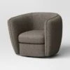 Swivel Accent Chair Tan - Threshold™