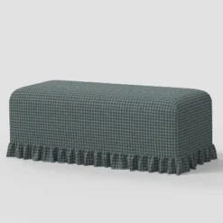Ruffle Slipcover Dining Bench - Threshold™ Designed With Studio McGee -Whalen Furniture GUEST 50a64848 2a60 4a02 99b8 829ce484f1b3