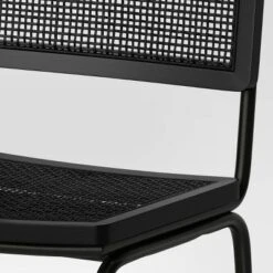 Errol Cane And Wood Dining Chair With Metal Legs Black - Threshold™ -Whalen Furniture GUEST 5279fd2d 6540 4b0a 9d4f b9e7a5700f6d