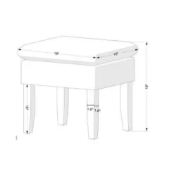 Buffalo Plaid Stool Blue - Threshold™ -Whalen Furniture GUEST 5327813e 3277 474f 983b 3da2c8c31870