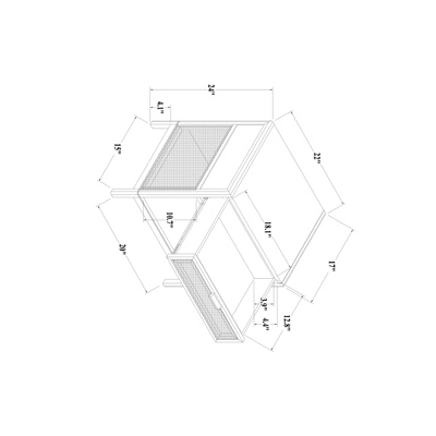 Minsmere Caned Accent Table With Drawer - Threshold™ 7 Minsmere Caned Accent Table With Drawer - Threshold™ - Image 5