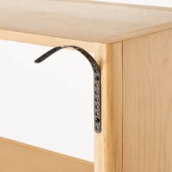 Sandpoint Bookcase With Drawers - Threshold™ Designed With Studio McGee: Wood Veneer Tall Cabinet, 3 Shelves -Whalen Furniture GUEST 546c341e 014a 43bf b685 7ecb742eb8da