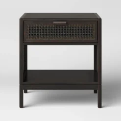 Minsmere Caned Accent Table With Drawer - Threshold™ 11 Minsmere Caned Accent Table With Drawer - Threshold™ -Whalen Furniture GUEST 55c3e48d 7647 4046 9262 e88d66a83051