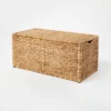 Natural Woven Storage Bench - Threshold™ Designed With Studio McGee: Metal Frame, Fish Scale Pattern, No Assembly Required -Whalen Furniture GUEST 565d2f34 387e 44ec a1bb d79823fc518d