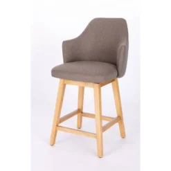 Kinston Swivel Curved Back Upholstered Counter Height Barstool - Threshold™ 23 Kinston Swivel Curved Back Upholstered Counter Height Barstool - Threshold™ -Whalen Furniture GUEST 585574a8 4152 4afb 9413 75eba22346a7