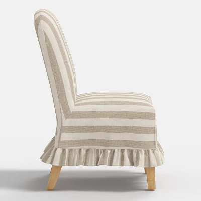 Replacement Ruffled Slipcover Only For Rounded Back Dining Chair - Threshold™ 4 Replacement Ruffled Slipcover Only For Rounded Back Dining Chair - Threshold™ - Image 2