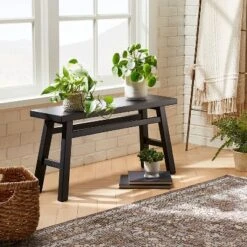 Thatcher Wood Bench - Threshold Designed With Studio McGee™ -Whalen Furniture GUEST 5a6ccae6 2e0b 4bf8 9da5 073f1c71b97d