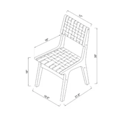 Ceylon Woven And Wood Dining Chair Brown/Natural - Threshold™ -Whalen Furniture GUEST 5b846376 0467 4a4d 9231 fcc6f68ee49b