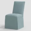 Samy Skirted Slipcover Dining Chair In Linen - Threshold™ -Whalen Furniture GUEST 5d67ec76 872c 4394 97aa 00384448d8b0