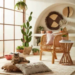 Aloysia Rattan End Table White - Threshold™ -Whalen Furniture GUEST 5d9be464 45f7 492f 8046 be1f3dfb1fb8