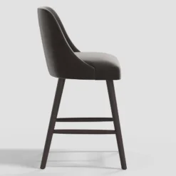 Geller Counter Height Barstool In Shiny Velvet - Threshold™