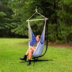 4.25' Cushioned Hammock Chair With Spreader Bar - Threshold™ -Whalen Furniture GUEST 5ef66371 17d7 4bda b397 9e060aae9b3d