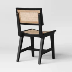 Tormod Backed Cane Dining Chair Black/Natural Cane - Threshold™ -Whalen Furniture GUEST 5f12fdf3 4511 467b 8e4f e6112d7b899e