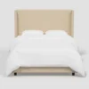 Antwerp Wingback Bed In Linen - Threshold™ 2 Antwerp Wingback Bed In Linen - Threshold™ -Whalen Furniture GUEST 613a4798 9529 4e3c 8ef4 0bef0fa62f49