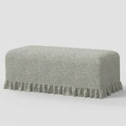 Ruffle Slipcover Dining Bench - Threshold™ Designed With Studio McGee -Whalen Furniture GUEST 6234b729 47f9 4572 accb a4925056c0f0