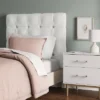 Twin Ryan Tufted Stick-on-the-Wall Dorm Headboard - Threshold™ -Whalen Furniture GUEST 62e1df13 fe84 4ffb 939d daf6dfce94b3