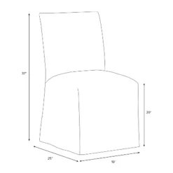 Kay Slipcovered Dining Chair - Threshold™ -Whalen Furniture GUEST 62f7278a fd0a 4f86 acaf 396263d6f4db