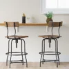 Woodsboro Adjustable Barstool Brown - Threshold™
