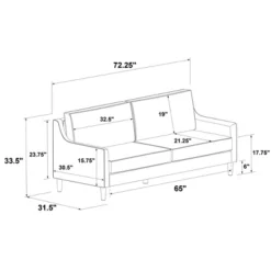 Prescott Slope Arm Sofa - Threshold™ -Whalen Furniture GUEST 6574e40a 1e9f 4d40 99ff 876c81614455