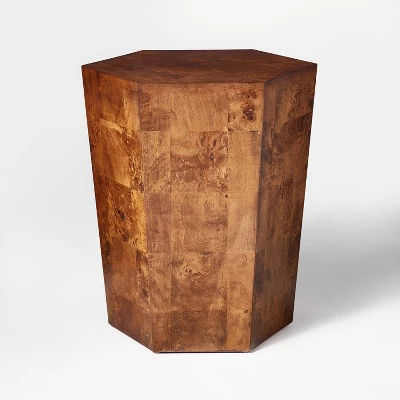 Ogden Burled Wood Accent Table - Threshold™ Designed With Studio McGee 4 Ogden Burled Wood Accent Table - Threshold™ Designed With Studio McGee - Image 2