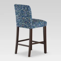 30" Parsons Barstool Bandana Blue Floral - Threshold™ -Whalen Furniture GUEST 65ebe208 4ac4 432c 8429 f11eaa2f6dbf