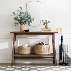 Haverhill Wood Console Table Weathered Brown - Threshold™ 8 Haverhill Wood Console Table Weathered Brown - Threshold™ -Whalen Furniture GUEST 68bfc5b6 4dc4 4d11 85a5 2a979d37b911