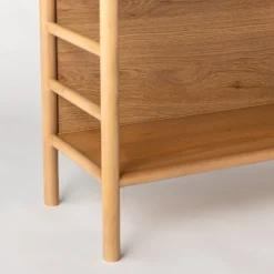 72" Holladay Curved Wooden Bookcase - Threshold™ Designed With Studio McGee -Whalen Furniture GUEST 68f47188 5121 4717 ac39 f4ceeabd4e01