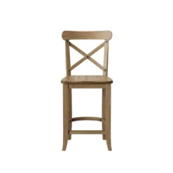 24" Litchfield X-Back Counter Height Barstool - Threshold -Whalen Furniture GUEST 69115f22 a320 41ef a5b0 e5873923d1cd