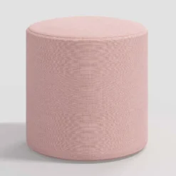 Round Thalia Ottoman Linen - Skyline Furniture -Whalen Furniture GUEST 6933fc99 849d 43e4 9e89 2002b0e10086