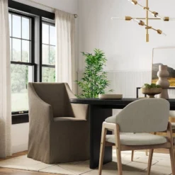 Replacement Slipcover Only For Sloped Arm Dining Chair - Threshold™ -Whalen Furniture GUEST 6af0932a 332a 4fae b6c9 760021d8cadb