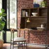 Loring Wood Secretary Desk With Hutch And Charging Station Walnut - Threshold™ -Whalen Furniture GUEST 6cbe3a76 a31f 4dd9 8ac6 f222aabab442