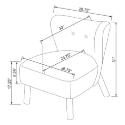 Sculpted Faux Shearling Accent Chair Cream - Threshold™ Designed With Studio McGee 13 Sculpted Faux Shearling Accent Chair Cream - Threshold™ Designed With Studio McGee -Whalen Furniture GUEST 6cce5bcf 1c60 4d1a be28 f6d5e9c9ce77