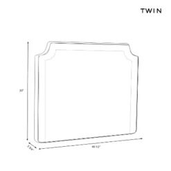Twin Charlie Notched Border Stick-on-the-Wall Dorm Headboard - Threshold™ 19 Twin Charlie Notched Border Stick-on-the-Wall Dorm Headboard - Threshold™ -Whalen Furniture GUEST 6d3c46ed 013a 4789 90a5 8734f4d8c835