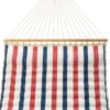 11.5' Pillowtop Outdoor Fabric Hammock Twill Stripe Red/Blue/White - Threshold™ -Whalen Furniture GUEST 6e127564 f668 422c b6f9 1ab343550544