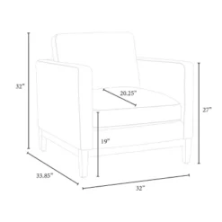 Woodland Hills Wood Base Chair Light Gray - Threshold™ Designed With Studio McGee 13 Woodland Hills Wood Base Chair Light Gray - Threshold™ Designed With Studio McGee -Whalen Furniture GUEST 6e8f4d51 943c 49ba 9657 ccd0dc5a9fa7