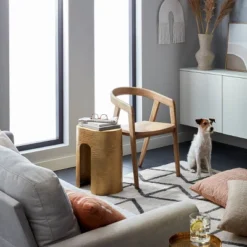 Lana Curved Back Dining Chair - Threshold™ -Whalen Furniture GUEST 6fd58124 cdda 4f96 84ee cdc185313148