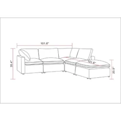 5pc Allandale Modular Sectional Sofa Set - Project 62™ 15 5pc Allandale Modular Sectional Sofa Set - Project 62™ -Whalen Furniture GUEST 6fe5734f a99e 4188 b902 bcc9240740b5