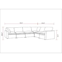6pc Allandale Modular Sectional Sofa Set - Project 62™ -Whalen Furniture GUEST 726a1934 b02b 4ad9 a72b c86219cb5c9d