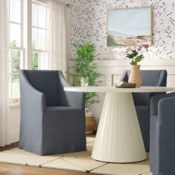 Replacement Slipcover Only For Sloped Arm Dining Chair - Threshold™ -Whalen Furniture GUEST 72f2b7ee d237 47e9 b8ac bb72af29b6ff