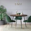 2pk Nils Brass Base Dining Chair Velvet Forest Green - Threshold™ -Whalen Furniture GUEST 732dab27 4ab1 40d3 9903 139f37ebc037