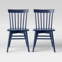 Set Of 2 Windsor Dining Chair - Threshold -Whalen Furniture GUEST 735dfe82 1014 41d3 a255 3891bac3b385