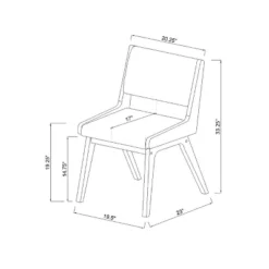Holmdel Mid-Century Dining Chair Beige - Threshold™ -Whalen Furniture GUEST 7433d1be c10c 46ac b1b8 270decced24b