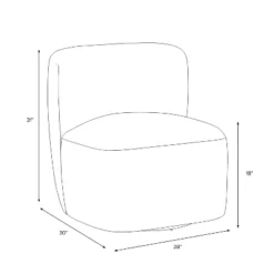 Neko Swivel Chair - Threshold™ -Whalen Furniture GUEST 754705a9 5f51 4efc ba19 6c4e96ce84e6