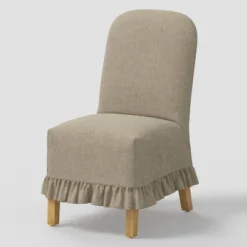 Replacement Ruffled Slipcover Only For Rounded Back Dining Chair - Threshold™ 32 Replacement Ruffled Slipcover Only For Rounded Back Dining Chair - Threshold™ -Whalen Furniture GUEST 7571f485 4c40 4f4d bbf2 344571b2a144